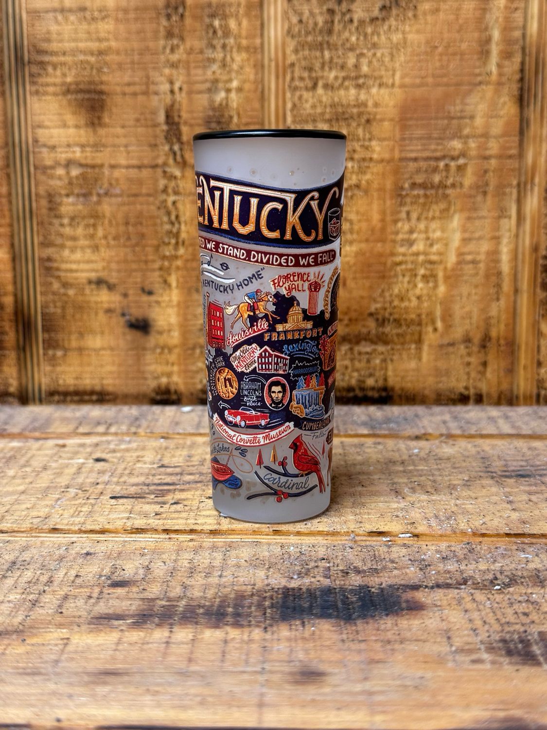 Map Icon Shooter Shotglass
