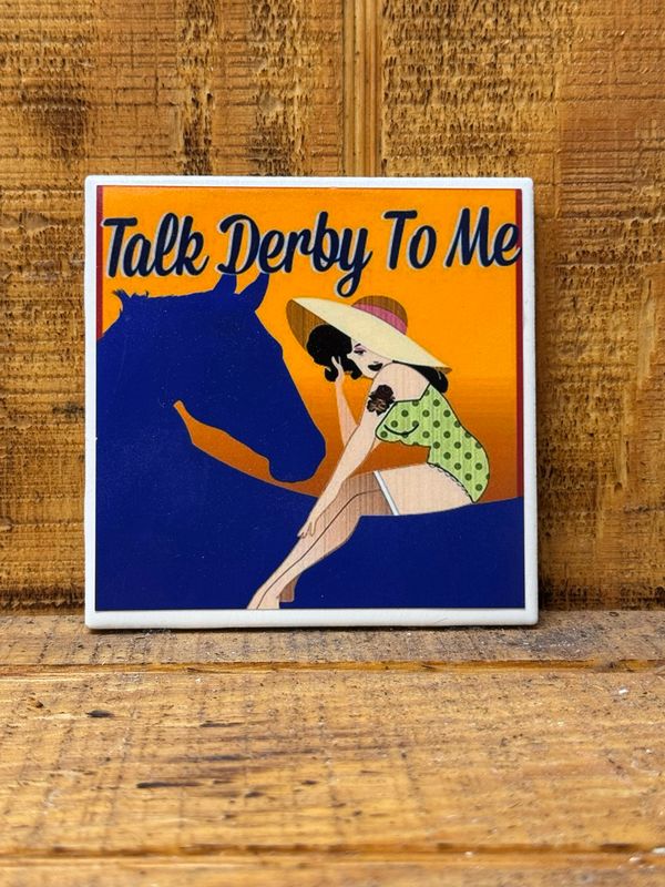 Talk Derby To Me Coaster