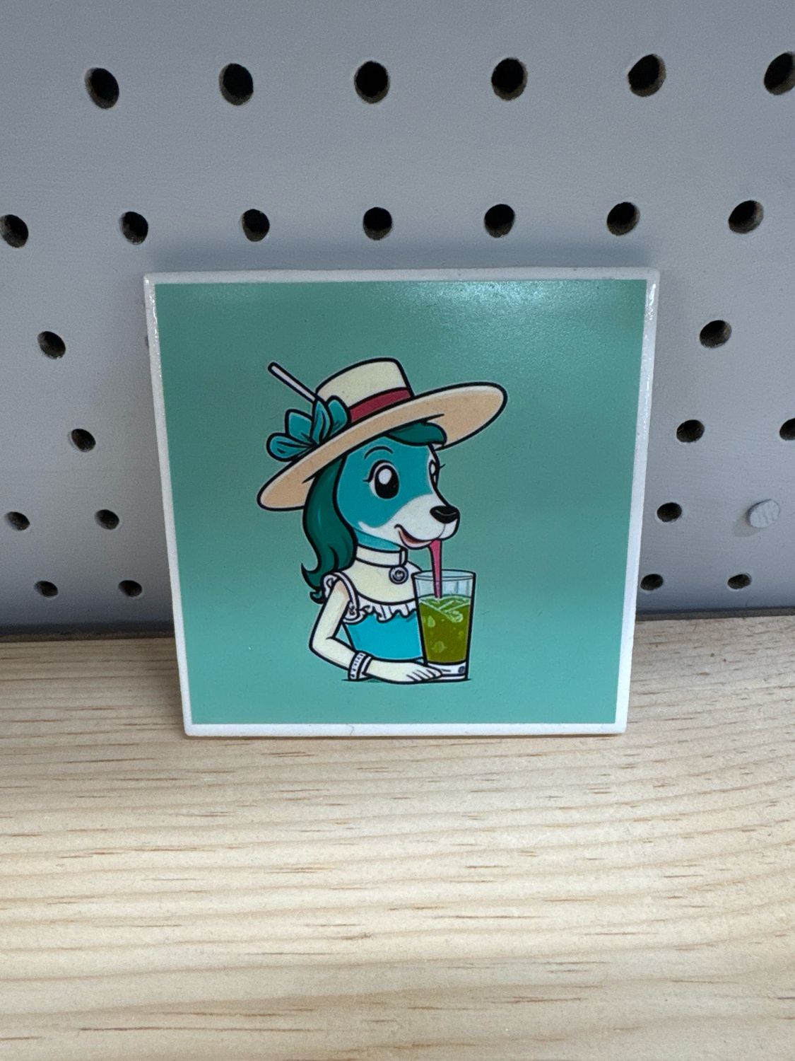 Horse Drinking Julep Coaster