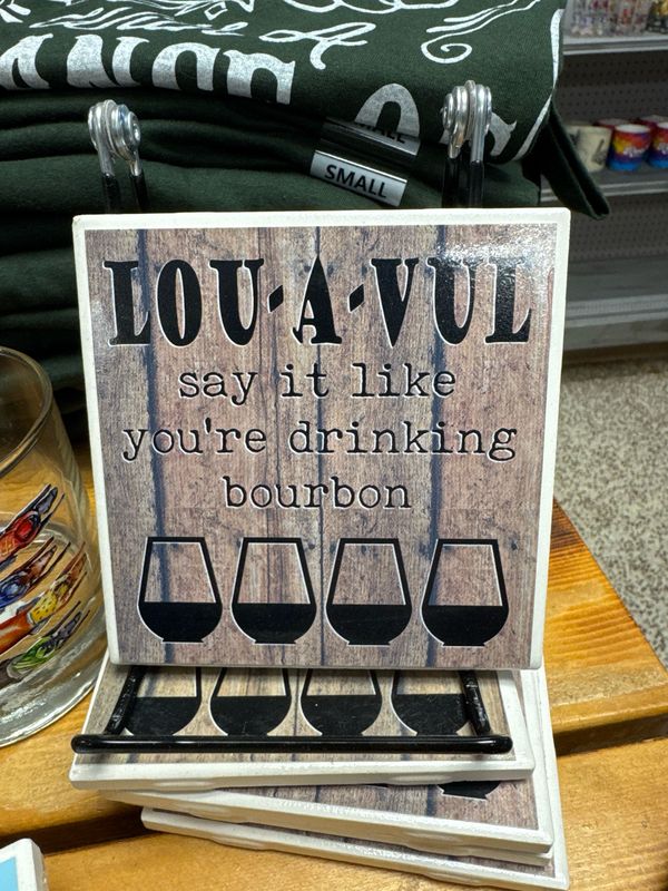 LOUAVUL Say It Coaster