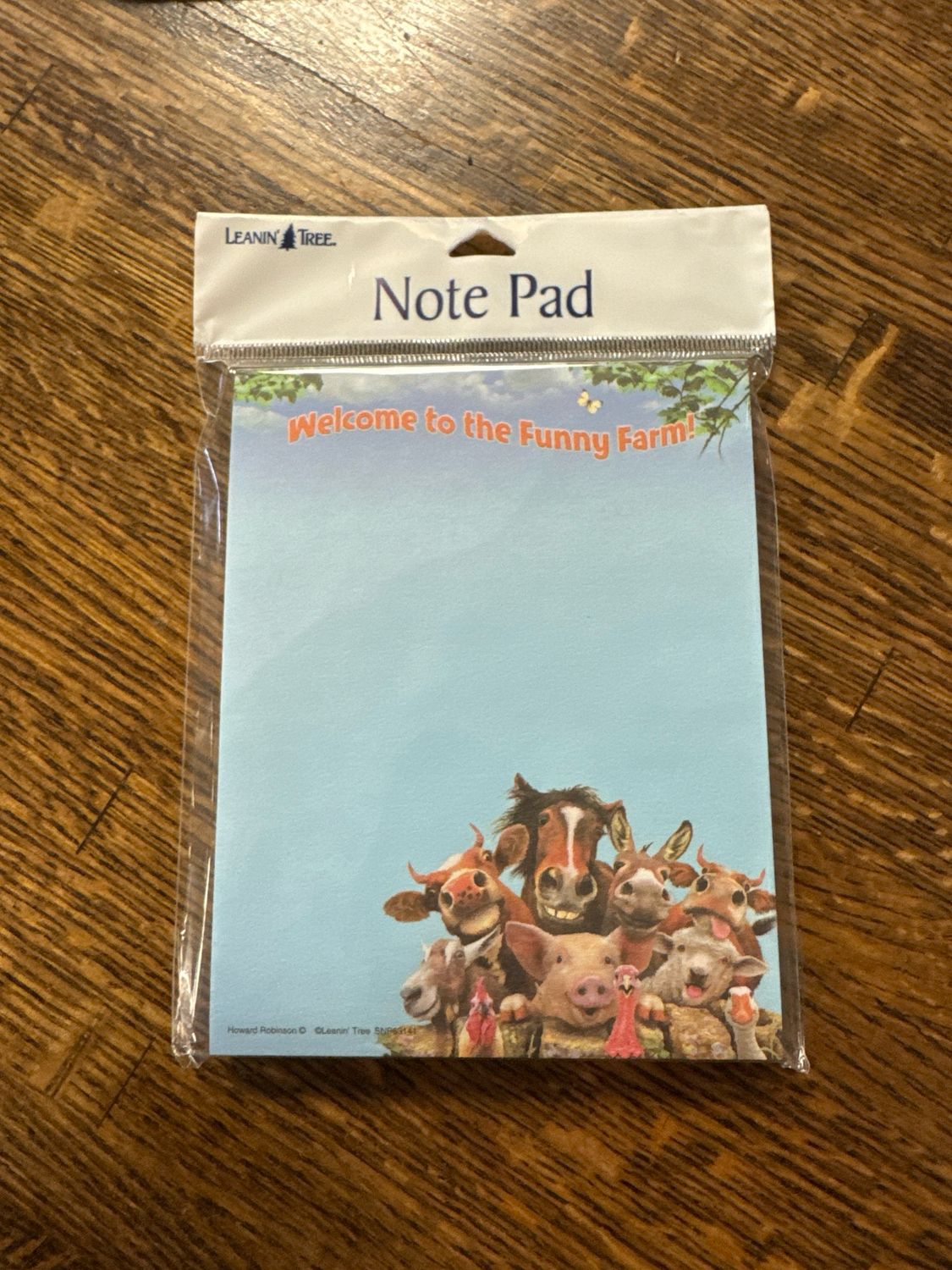 Note Pad Funny Farm