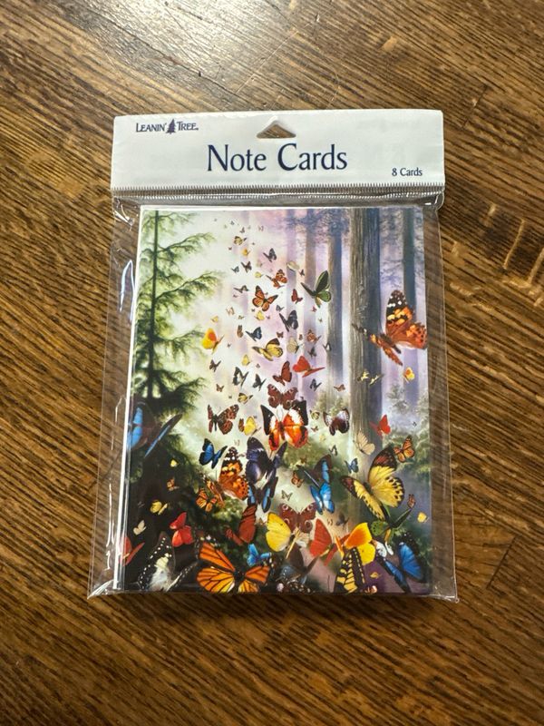 Note Cards Butterflies