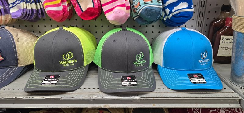 "W" Trucker Cap Turq/White