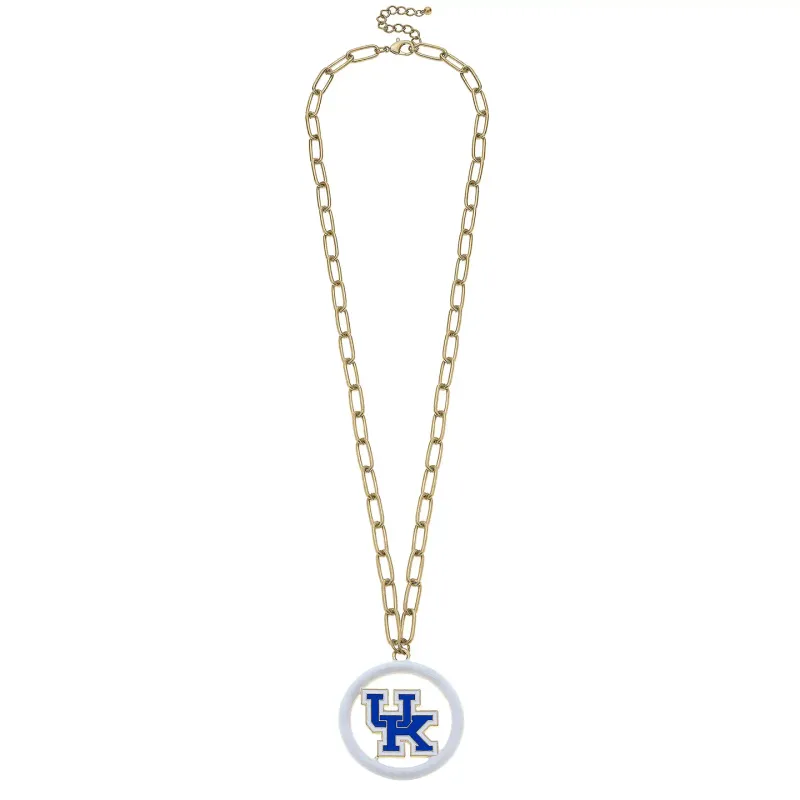 Ky Wildcats Medallion Necklace