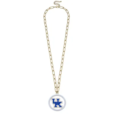 Ky Wildcats Medallion Necklace