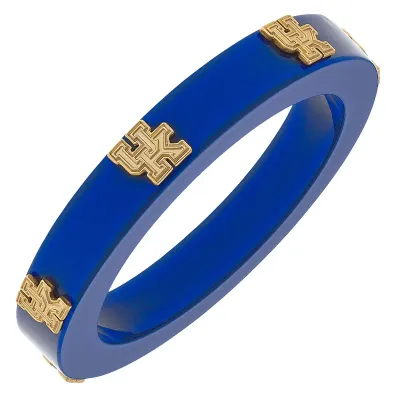 Ky Wildcats Resin Bangle In Blue