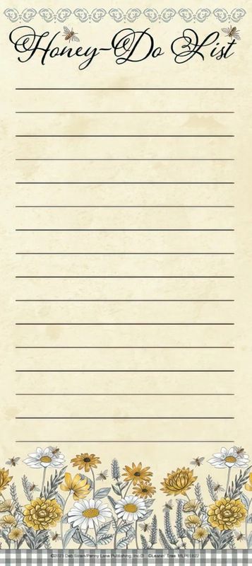 List Pad Honey Do