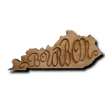 KY magnet Bourbon Script