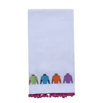 Jockey Silk Fringe Tea Towel