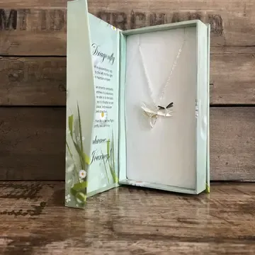 Dragonfly Box Necklace