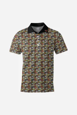 Hot Off The Press Black Polo