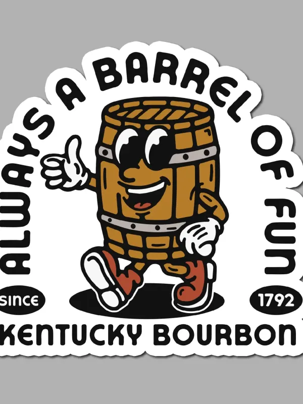 Always A Barrel Sticker