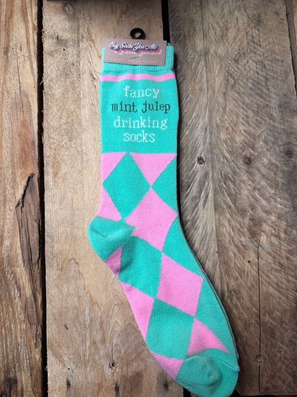 Fancy Mint Julep Socks