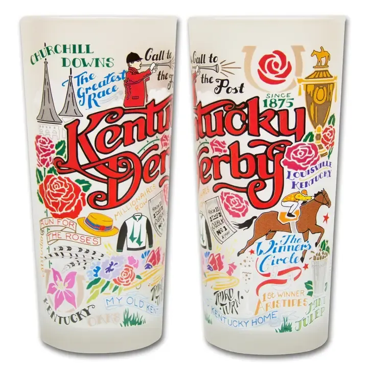 KY Derby Drinking Glass