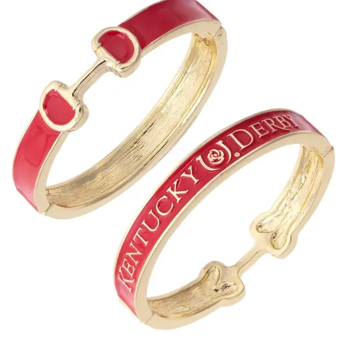 KS Red HB Hinge Bangle