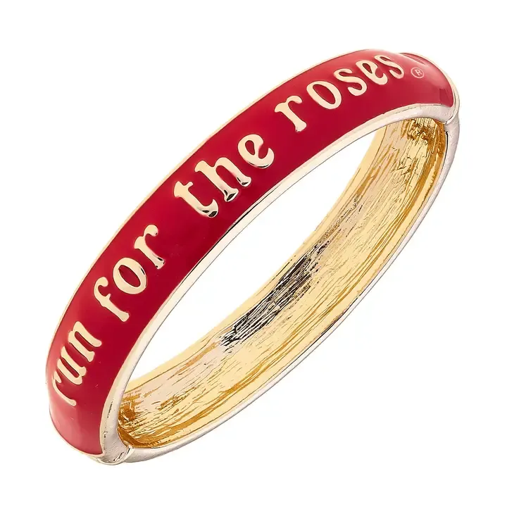 KY Logo Hinge Bangle RED