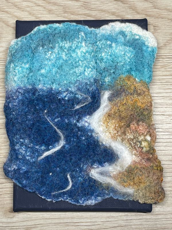 High Tide Felted Landscape