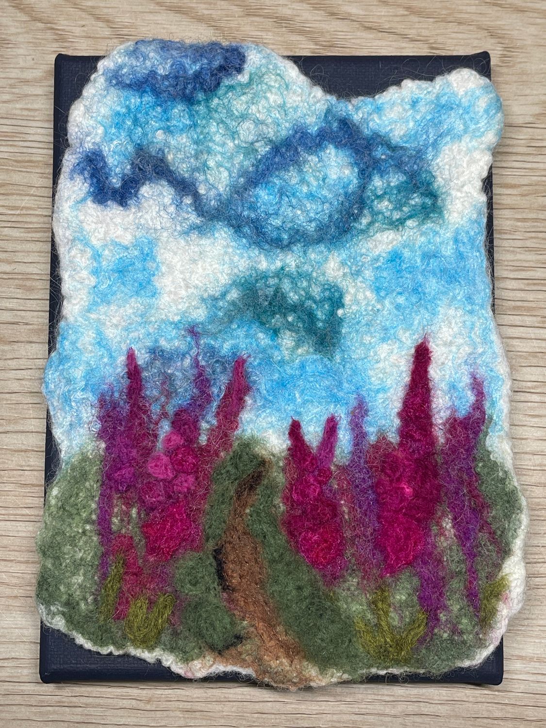 Summer on the Spit Felted Landscape