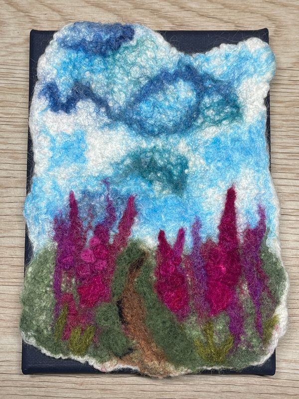 Summer on the Spit Felted Landscape