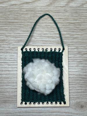 Woven Christmas ornament