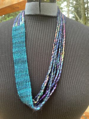 Woven Yarn Necklace
