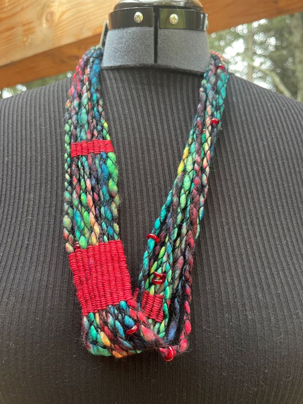 Woven Yarn Necklace