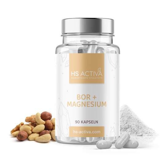 Bor + Magnesium
90 Kapseln Bor + Magnesium
90 Kapseln