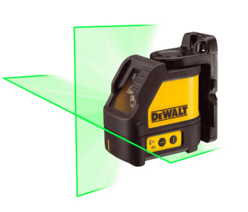 Nível Laser de linhas verdes em cruz autonivelante Dewalt DW088CG
