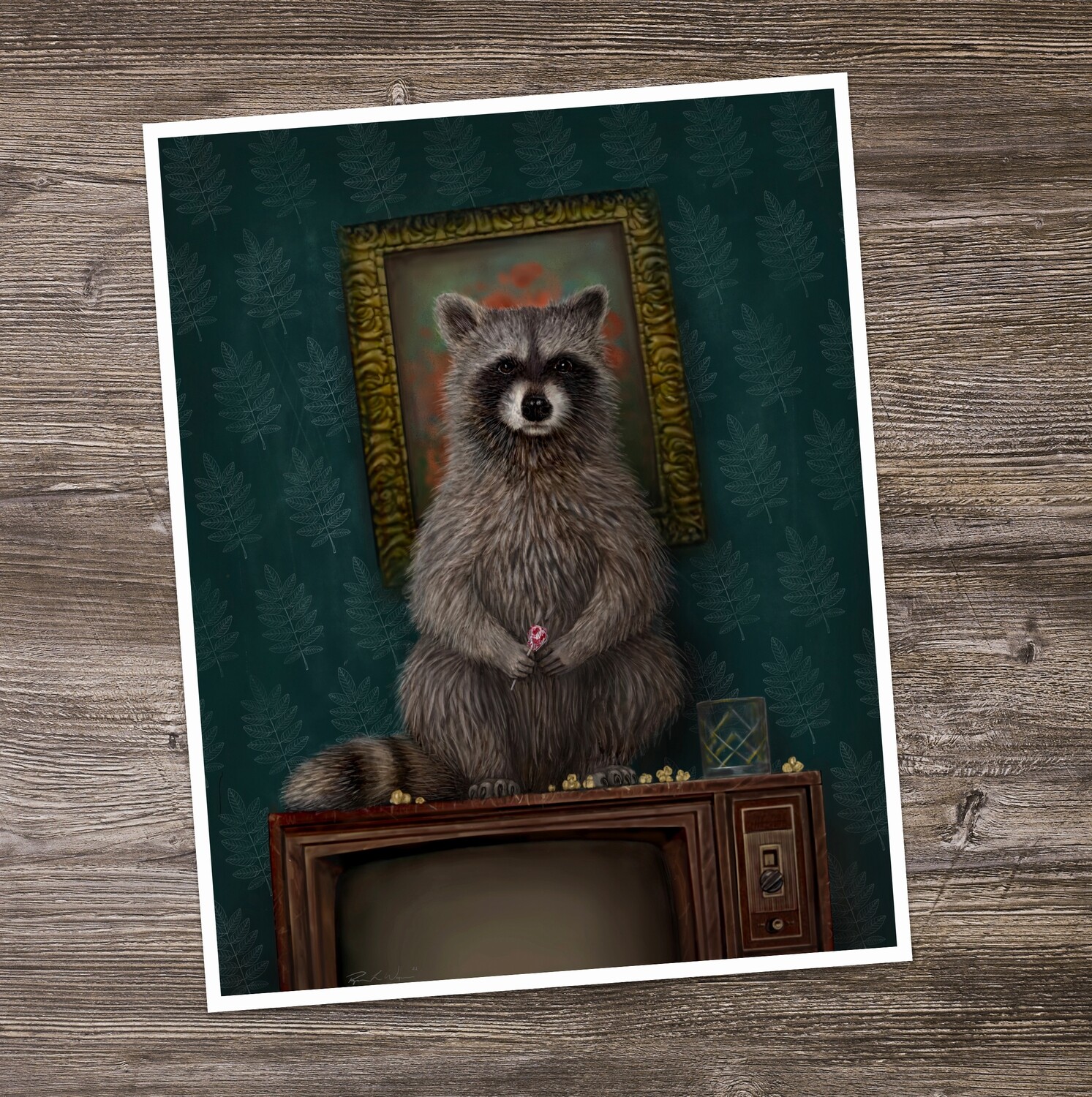 &quot;Late Night Television&quot;  Print