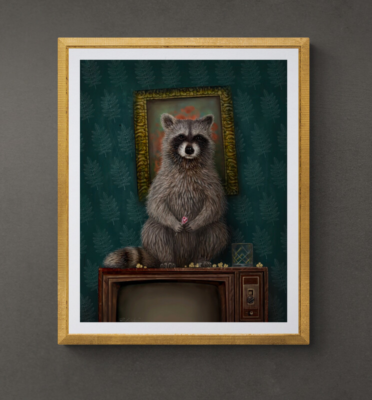 &quot;Late Night Television&quot;  Print
