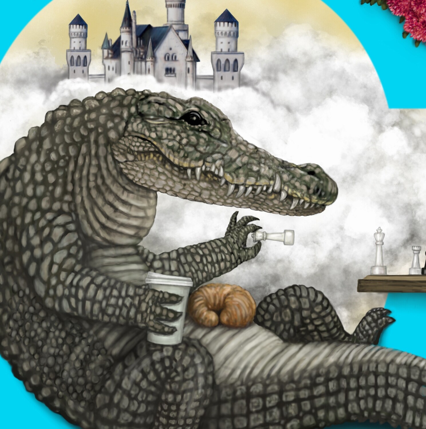 &quot;Clyde the Crocodile&quot; Animal Alphabet Print