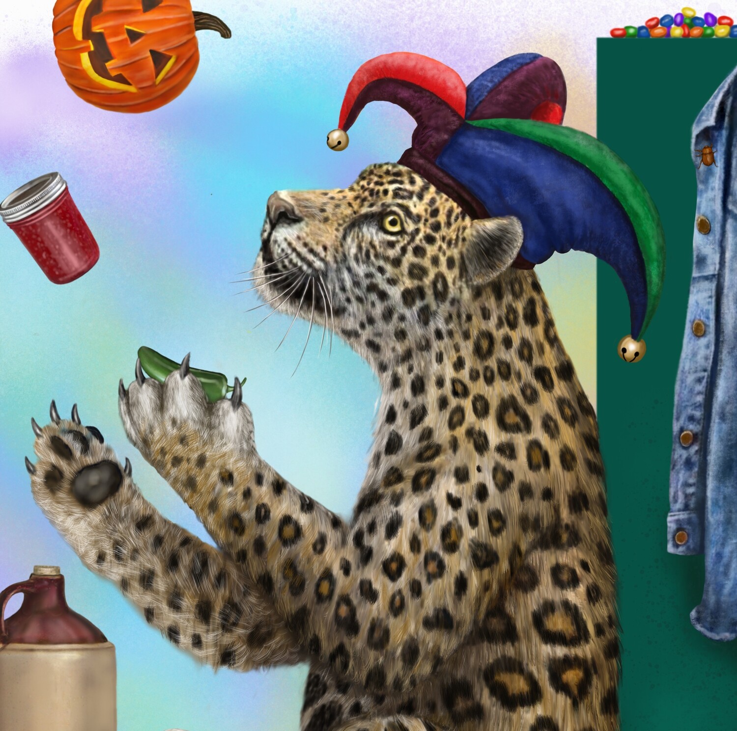 &quot;Jackie the Jaguar&quot; Animal Alphabet Print