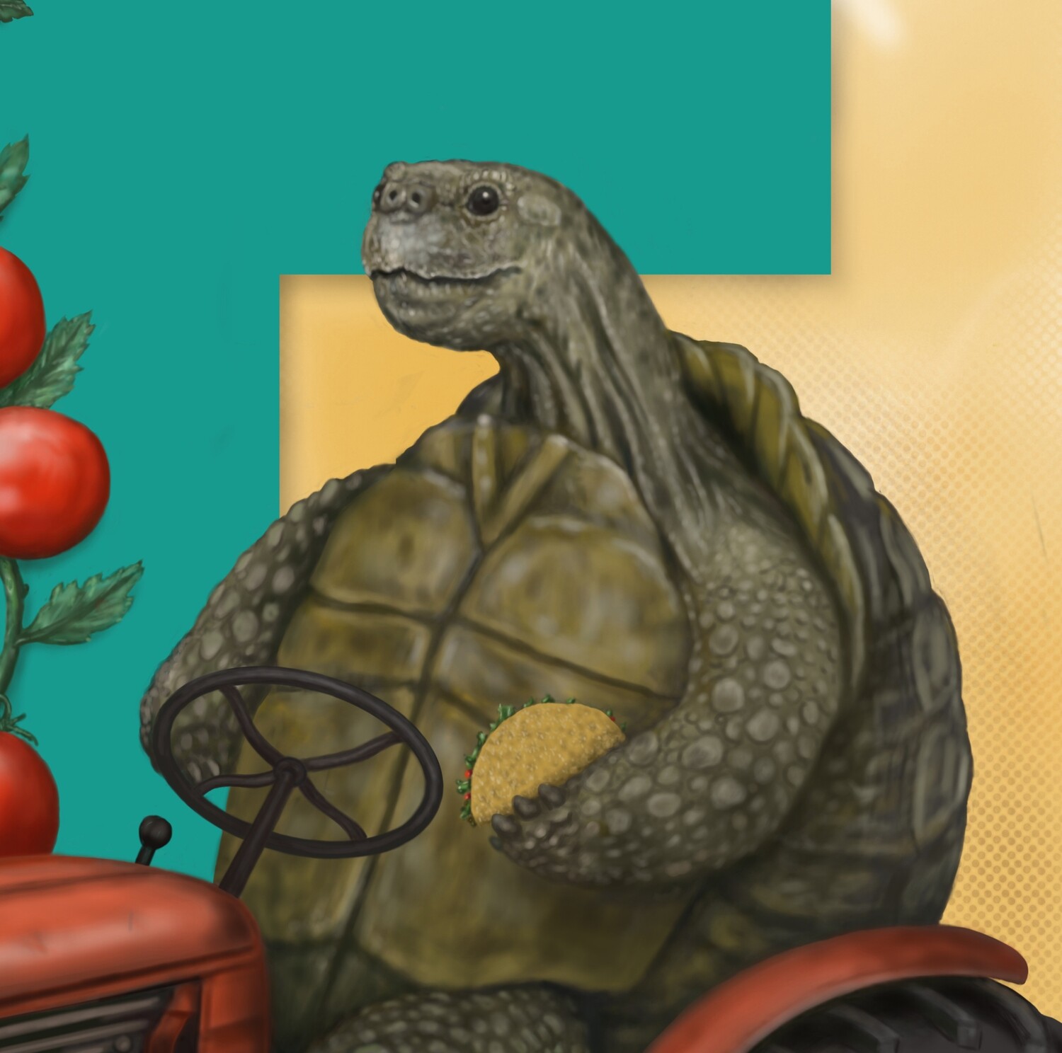 &quot;Toby the Tortoise&quot; Animal Alphabet Print