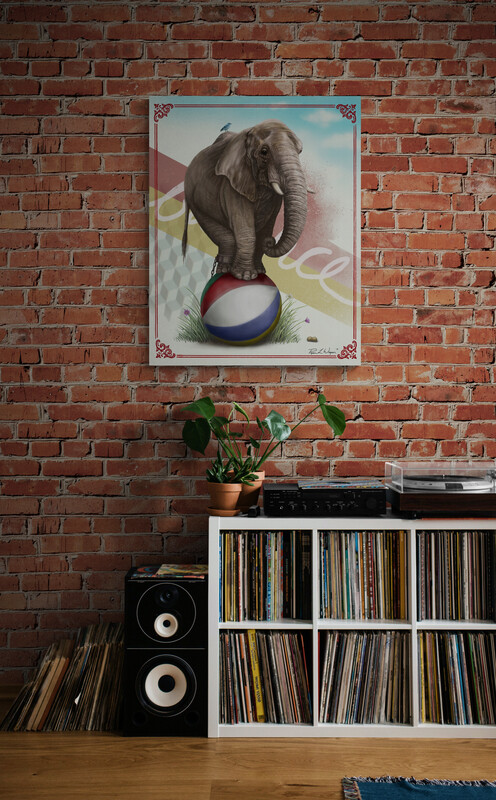 &quot;Working for Peanuts&quot;  Print