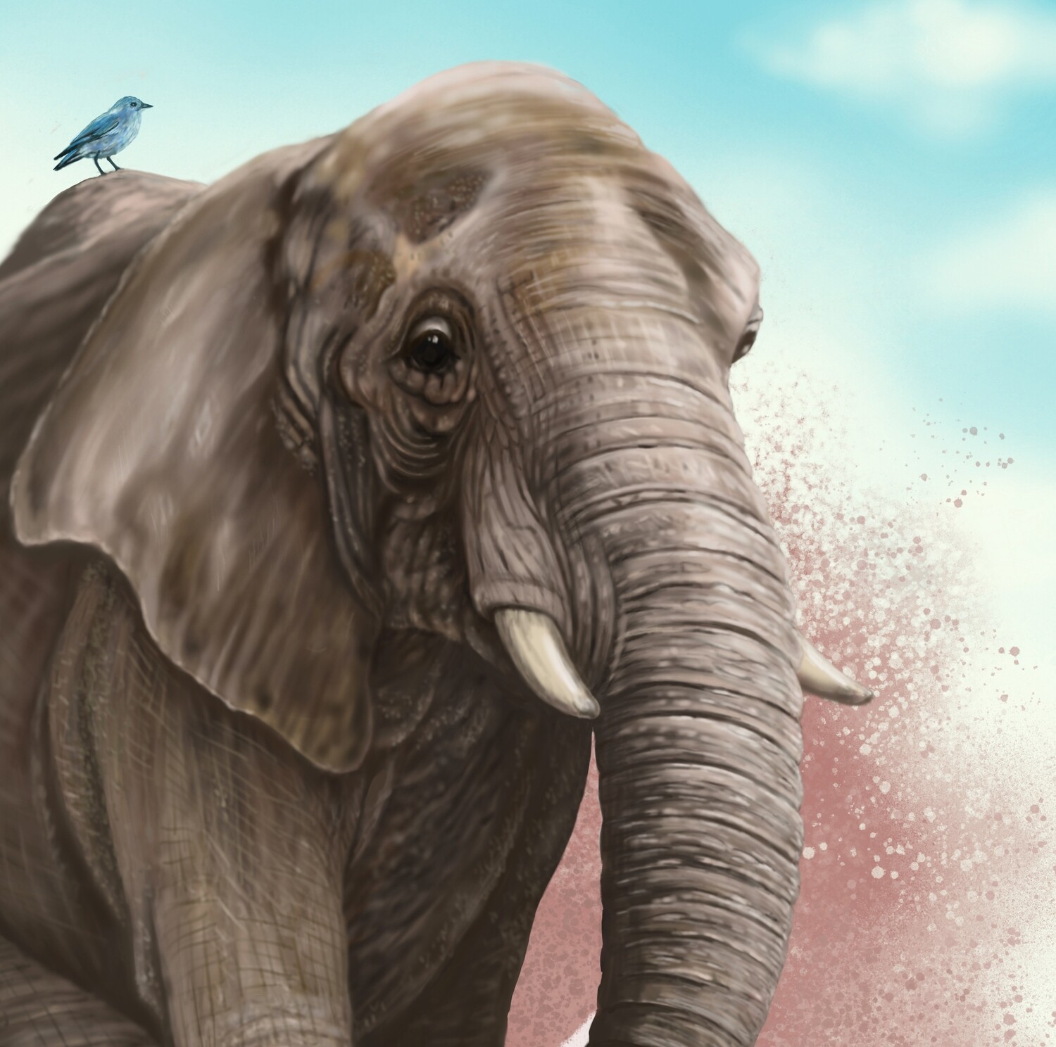 &quot;Working for Peanuts&quot;  Print