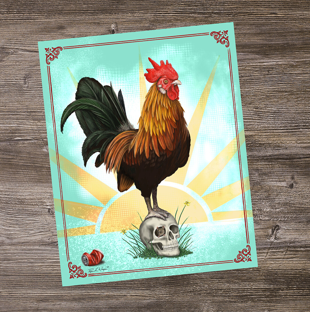 &quot;Mr. Sunny-side Up&quot;  Print