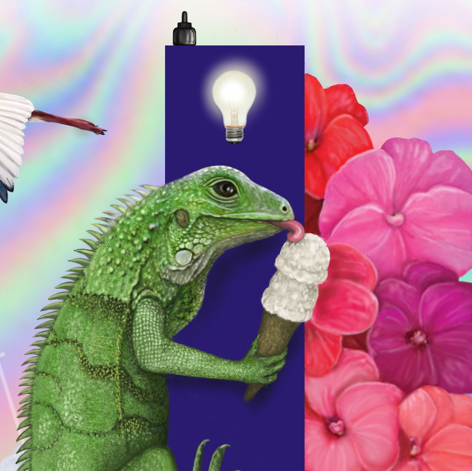 &quot;Izzy the Iguana&quot; Animal Alphabet Print