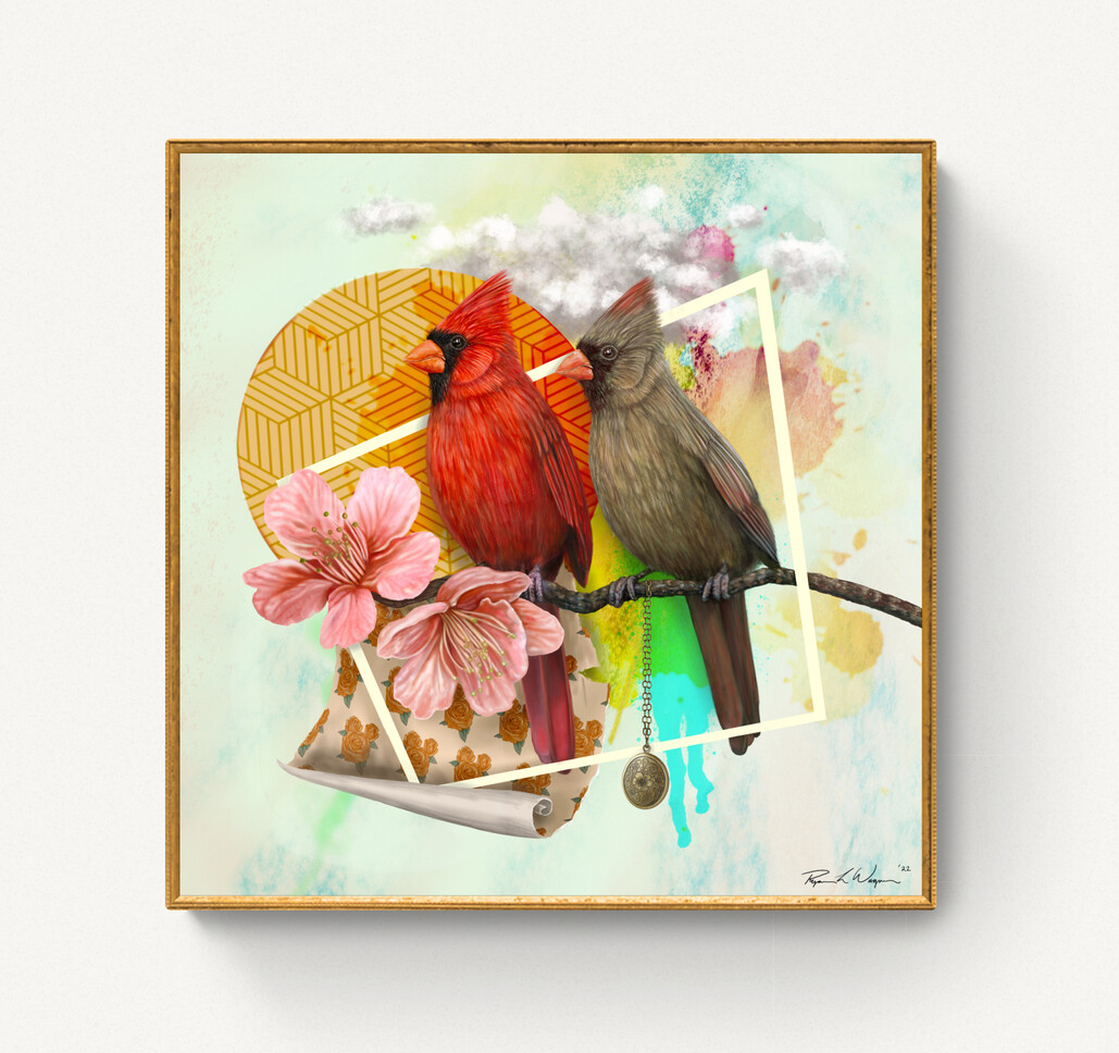 "Lovebirds" Limited Edition Print "Lovebirds" Limited Edition Print
