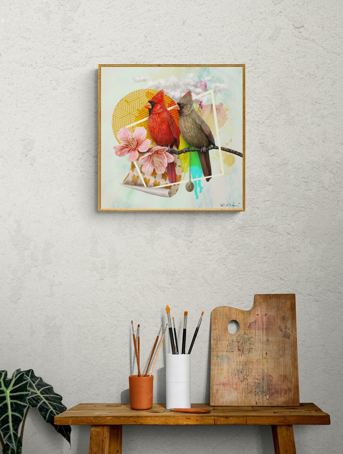 &quot;Lovebirds&quot;  Limited Edition Print