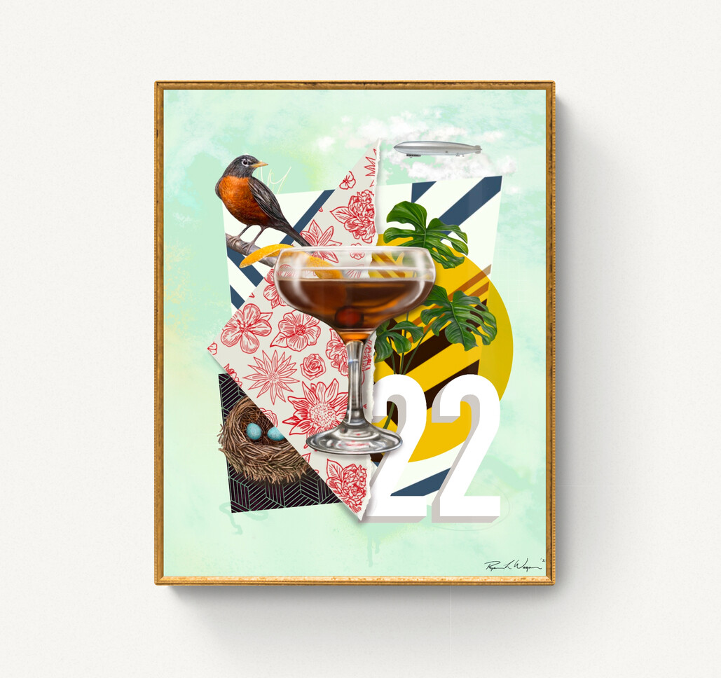 "Bottom's Up" Limited Edition Print "Bottom's Up" Limited Edition Print
