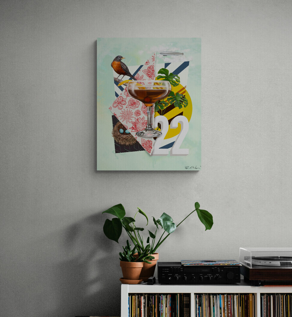 &quot;Bottom&#39;s Up&quot;  Limited Edition Print