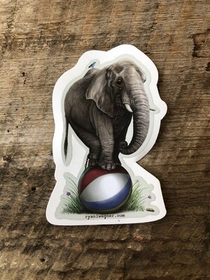 "Balancing Act" Sticker