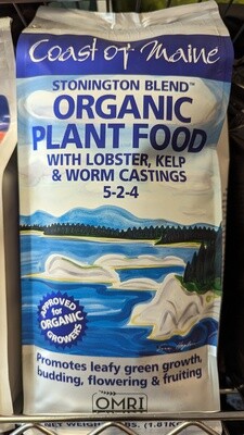 Coast of Maine Stonington Organic Plant Food, 4 lbs