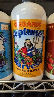 Neptune's Harvest Fish Fertilizer, 1 qt