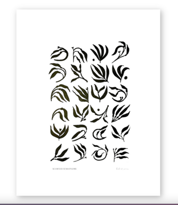 Seaweed Semaphore ~ Giclée Print
