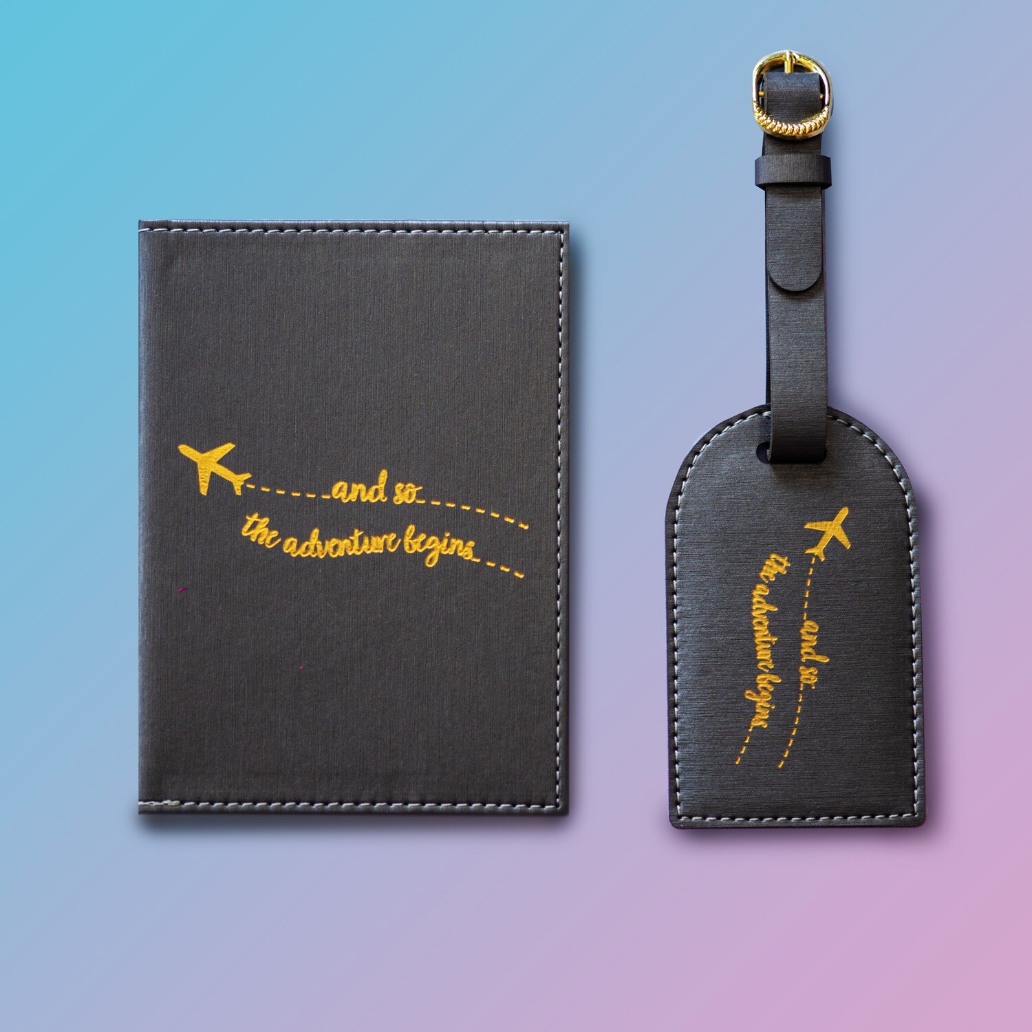 PASSPORT COVER AND LUGGAGE TAG