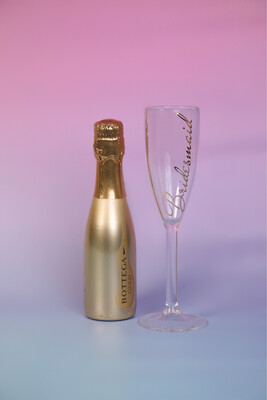 Champagne Glass & Bottle