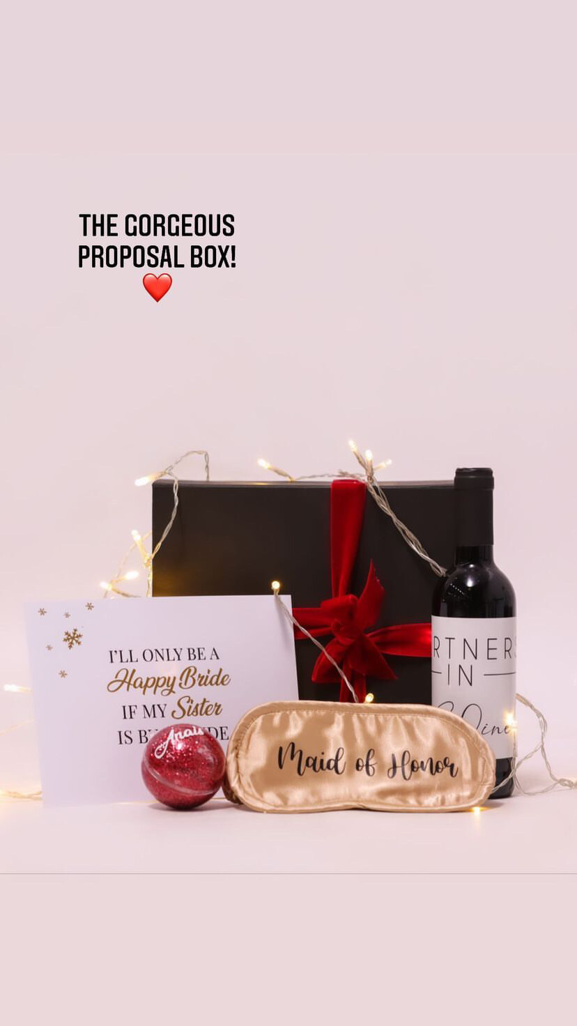 Christmas Box(eye Mask/ornament/card/wine Bottle/card)