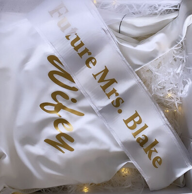Bridal sash