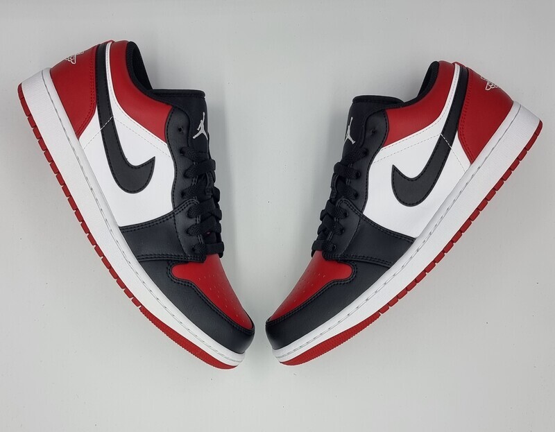 nike jordan 1 low bred toe (2021)